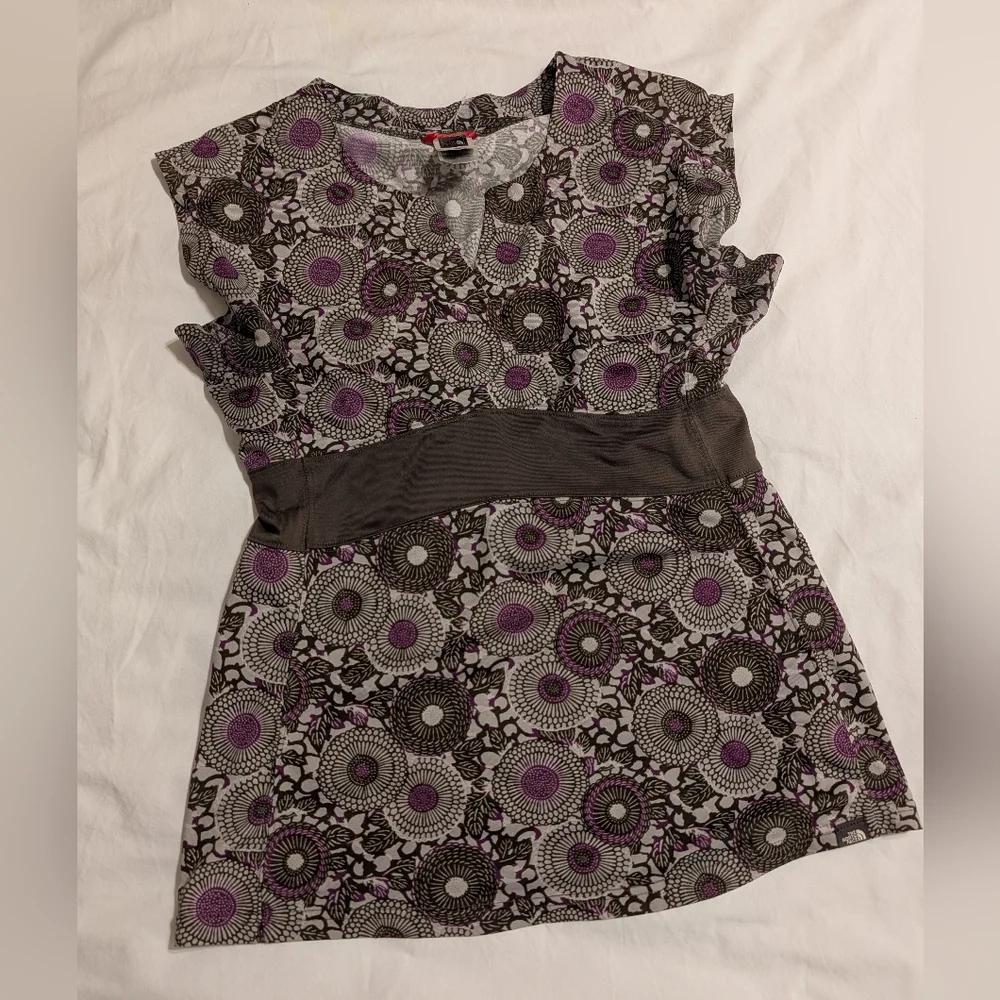 The North Face Vapor Wick Women's Short Cap Sleeve Blouse - Picture 1 of 7